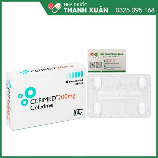 Cefimed 200mg - Điều trị nhiễm khuẩn đường hô hấp